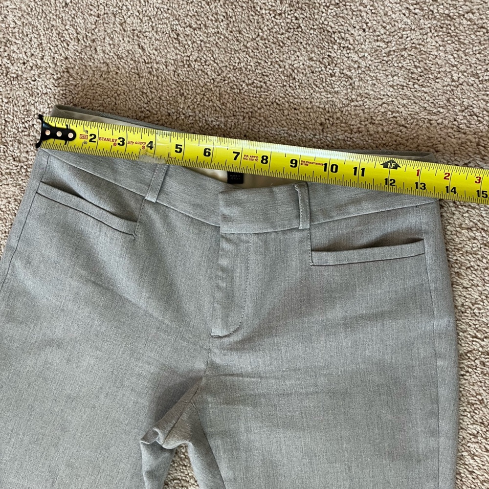 Banana Republic Factory Gray Ankle Pants - Picture 2 of 5